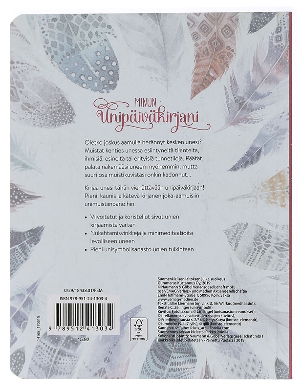 Minun unipäiväkirjani - Hyvinvointikirjat - 10105438038 - 1