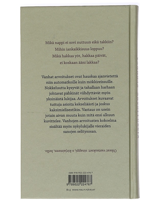 Vanhoja arvoituksia - Kaivola-Bregenhøj, Annikki - Runot ja näytelmät - 10105438052 - 1