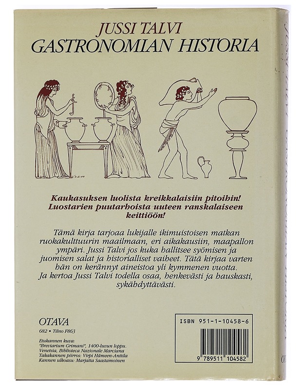 Gastronomian historia - Talvi, Jussi - Tietokirjat ja oppaat - 10105438070 - 1