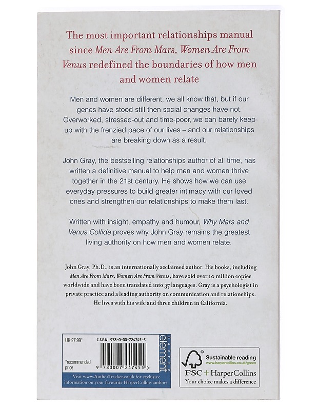 Why Mars & Venus collide - John Gray - Tietokirjat ja oppaat - 10105438076 - 1