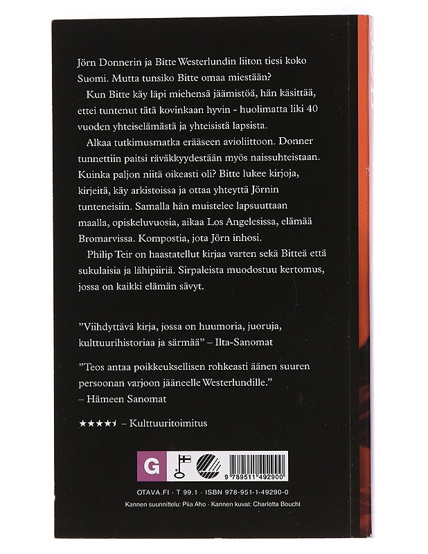 J&B : kohtauksia eräänlaisesta avioliitosta - Teir, Philip - Elämäkerrat ja muistelmat - 10105438099 - 1