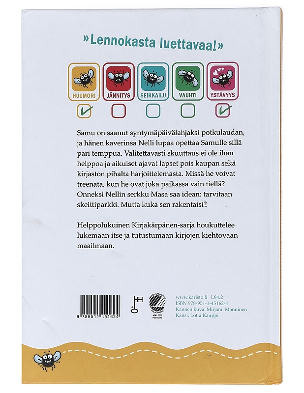 Kolme kaverusta ja skeittiparkki - Kuutti, Maria - Lastenkirjat - 10105438126 - 1