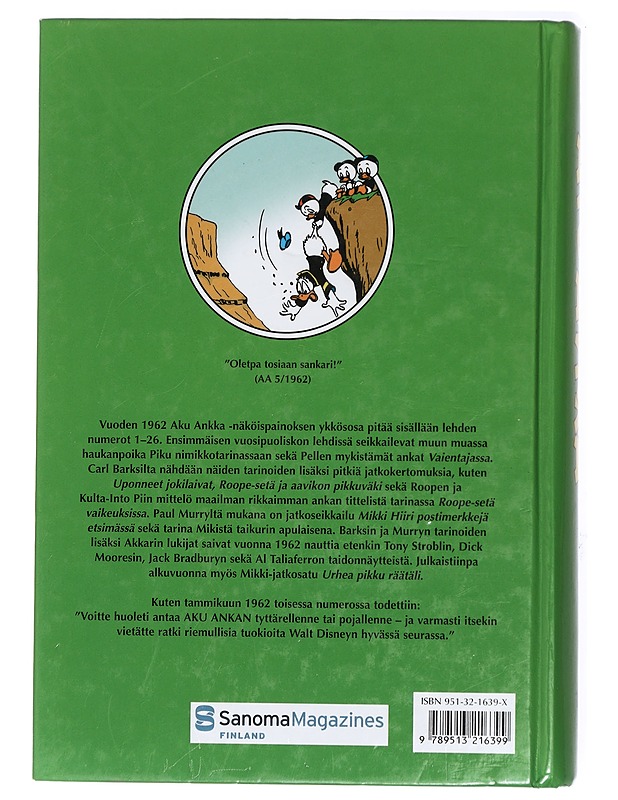 Aku Ankka. I osa : Näköispainos vuosikerrasta 1962 - Disney, Walt - Sarjakuvat - 10105438138 - 1