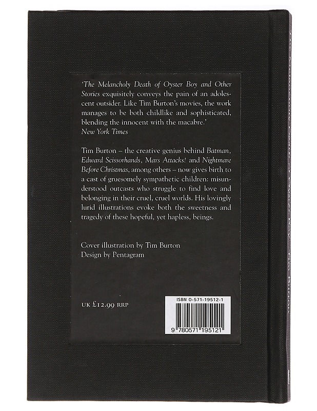 The Melancholy Death of Oyster Boy : and other stories - Burton, Tim - Kirja lahjaksi - 10105438144 - 1