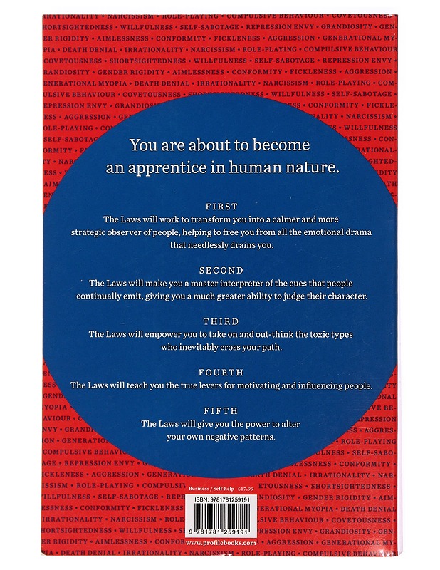 The laws of human nature - Robert Greene - Tietokirjat ja oppaat - 10105438141 - 1