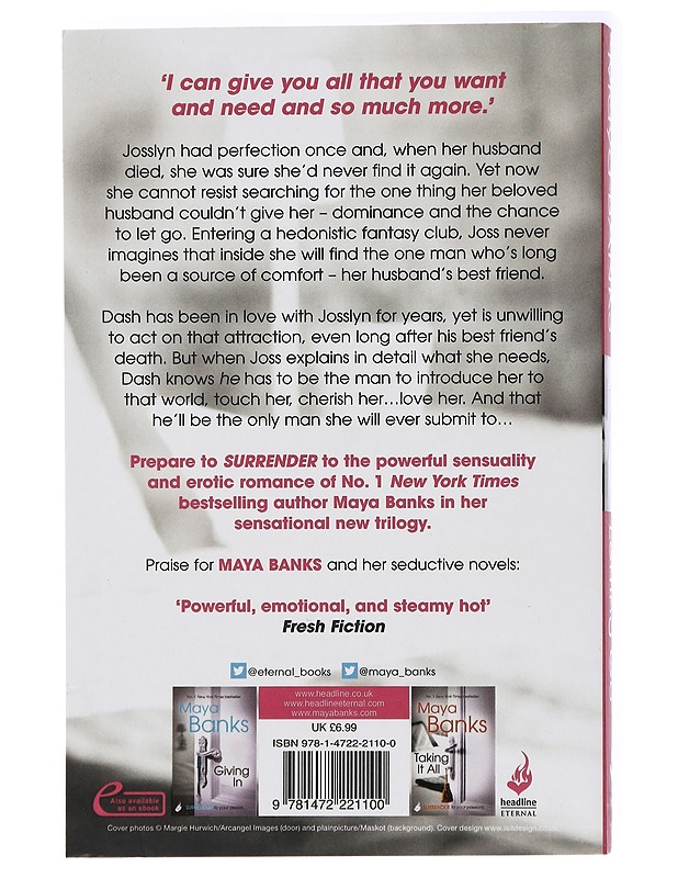 Letting Go - Maya Banks - K-18 - Kaunokirjallisuus - 10105438156 - 1