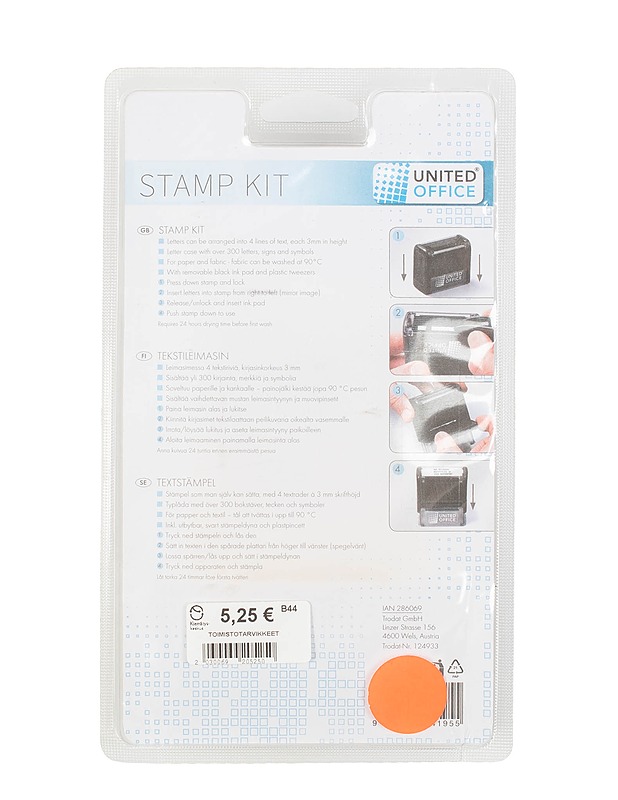 UNITED OFFICE Tekstileimasin - Muut urheiluvälineet ja vapaa-aika - 10105438195 - 1