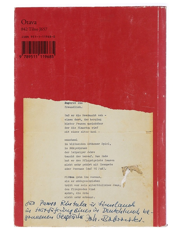 Sarmatian Orfeus - Paavo Rintala - Historiakirjat - 10105438202 - 1