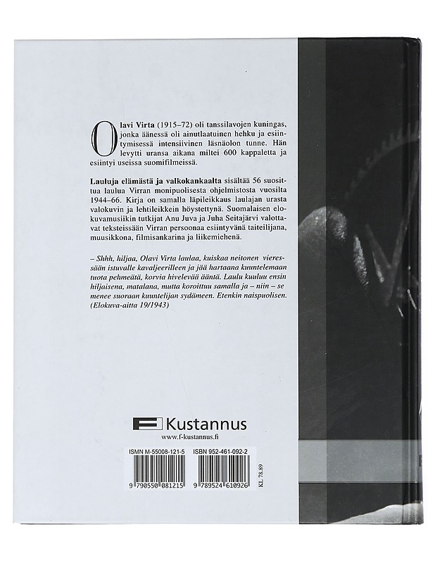 Olavi Virta: Lauluja elämästä ja valkokankaalta - Kari, Virpi - Elämäkerrat ja muistelmat - 10105438255 - 1