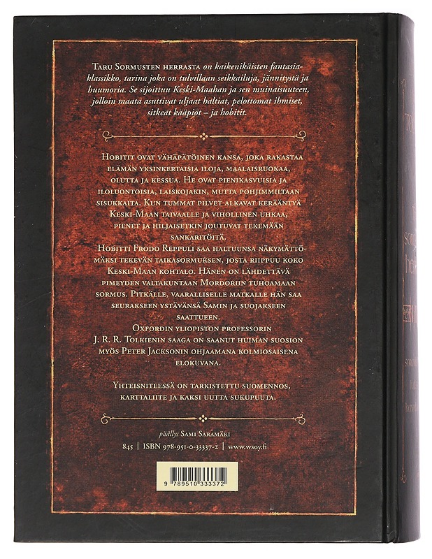 Taru sormusten herrasta - Tolkien, J. R. R. - Fantasia- ja scifi - 10105438270 - 1