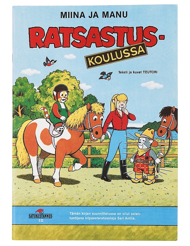 Miina ja Manu ratsastuskoulussa - Teutori - Lastenkirjat - 10105438291 - 0