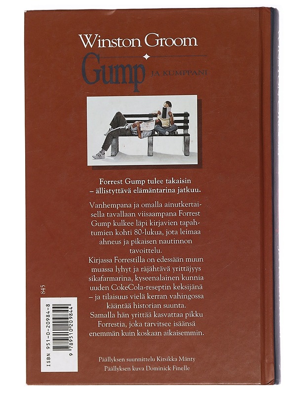 Gump ja kumppani - Groom, Winston - Romaanit ja novellit - 10105438301 - 1