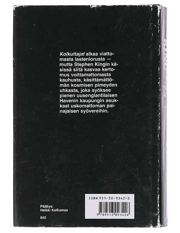 Kolkuttajat - King, Stephen - Romaanit ja novellit - 10105438308 - 1