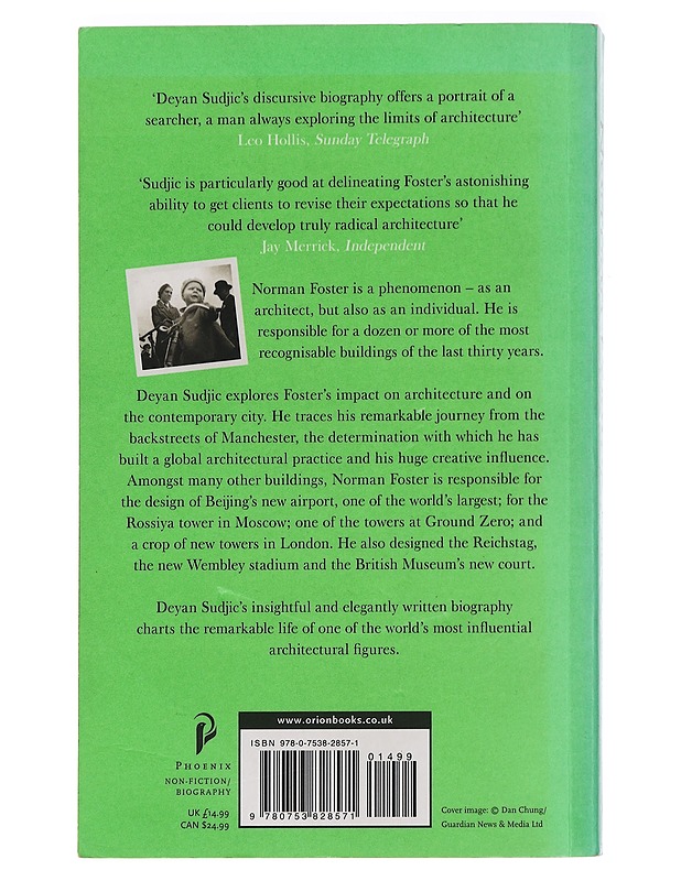 Norman Foster: A Life in Architecture - Sudjic, Deyan - Elämäkerrat ja muistelmat - 10105438315 - 1