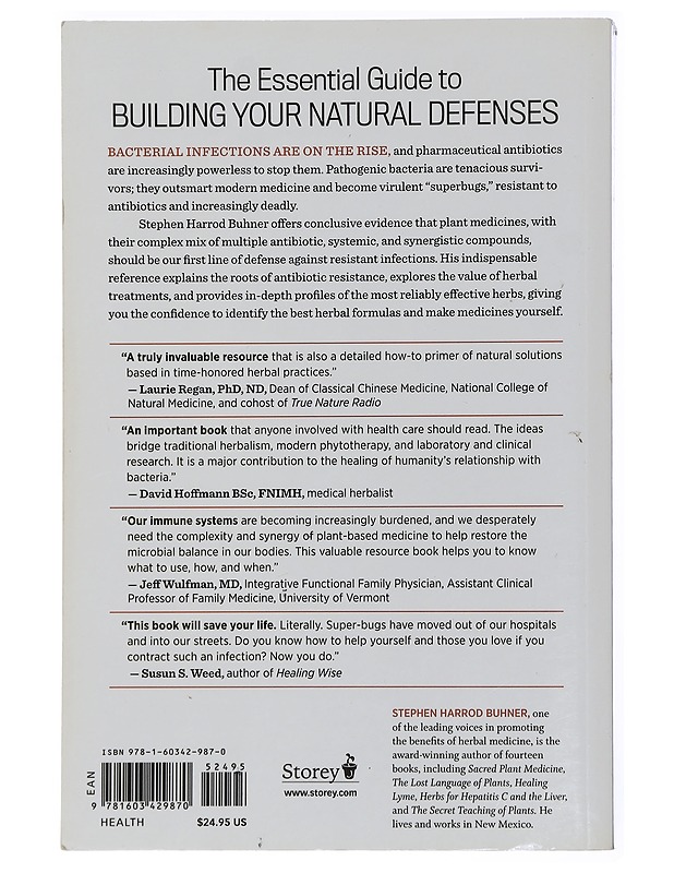 Herbal antibiotics : natural alternatives for treating drug-resistant bacteria - Stephen Harrod Buhner - Tietokirjat ja oppaat - 10105438332 - 1