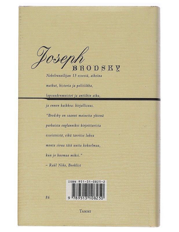 Keräilijän kappale - Brodsky, Joseph - Historiakirjat - 10105438342 - 1