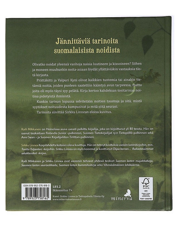 Prättäkitti ja muita hurjia noitia - Mikkanen, Raili - Lastenkirjat - 10105438462 - 1