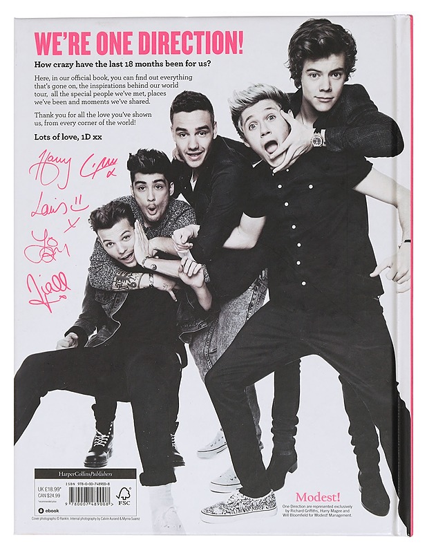 Where we are : our band, our story - One Direction - Musiikki- ja elokuvakirjat - 10105438464 - 1