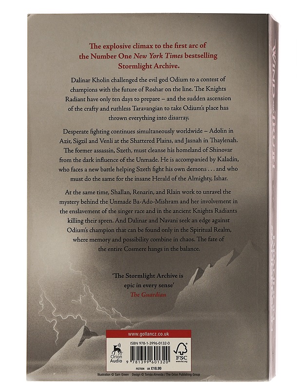 Wind and Truth - Brandon Sanderson - Fantasia- ja scifi - 10105438476 - 1