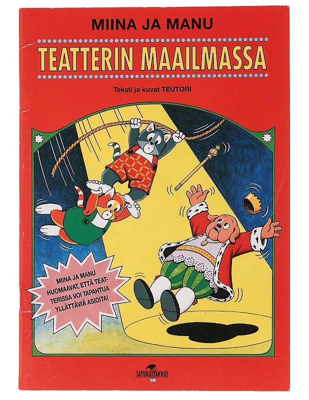 Miina ja Manu teatterin maailmassa - Teutori - Lastenkirjat - 10105438497 - 0