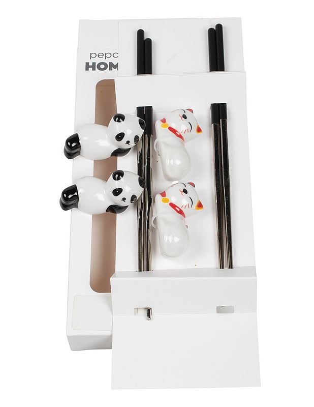 PEPCO Home syömäpuikot ja pidikkeet neljälle - Aterimet - 10105438501 - 0