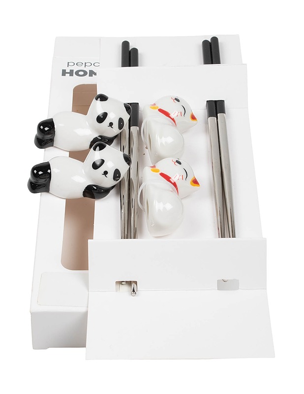 PEPCO Home syömäpuikot ja pidikkeet neljälle - Aterimet - 10105438501 - 1