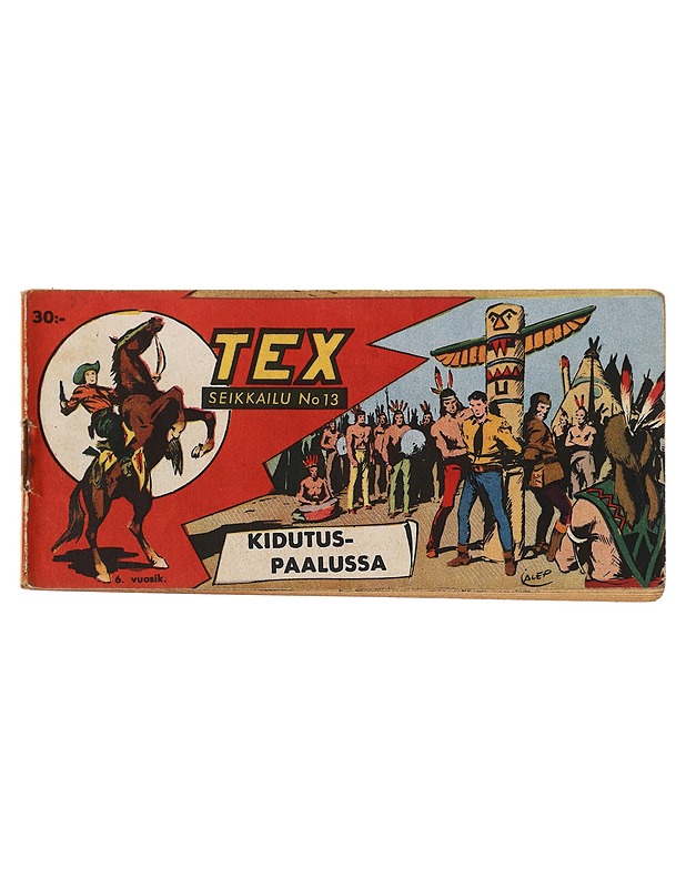 Tex seikkailu No 13 : Kidutuspaalussa - Terni, B. - Sarjakuvat - 10105438505 - 0