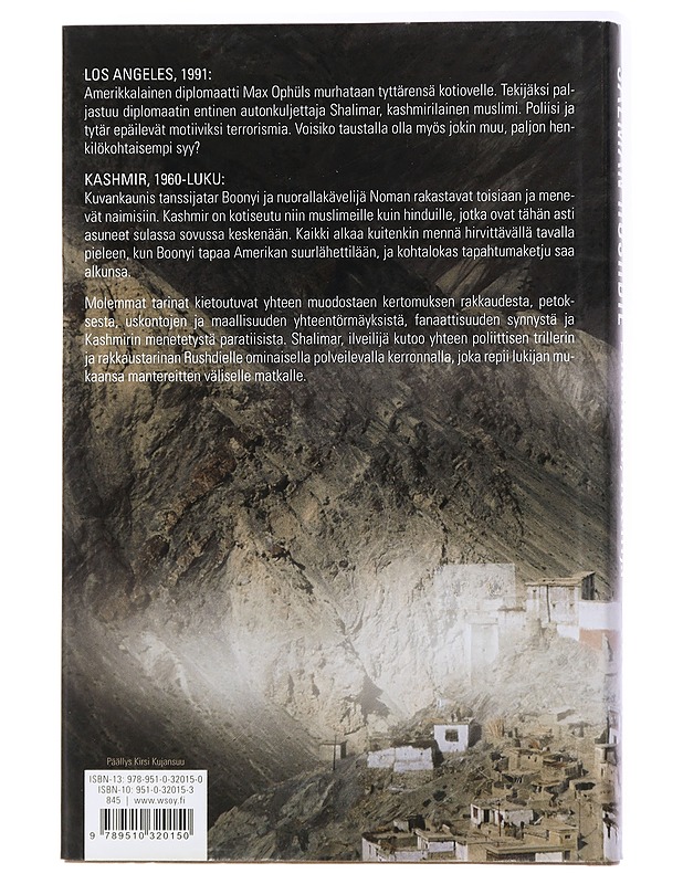 Shalimar, ilveilijä - Rushdie, Salman - Romaanit ja novellit - 10105438519 - 1