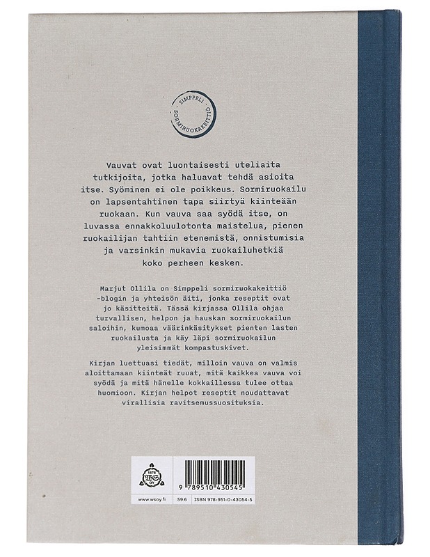Simppeliä sormiruokailua - Marjut Ollila - Tietokirjat ja oppaat - 10105438528 - 1