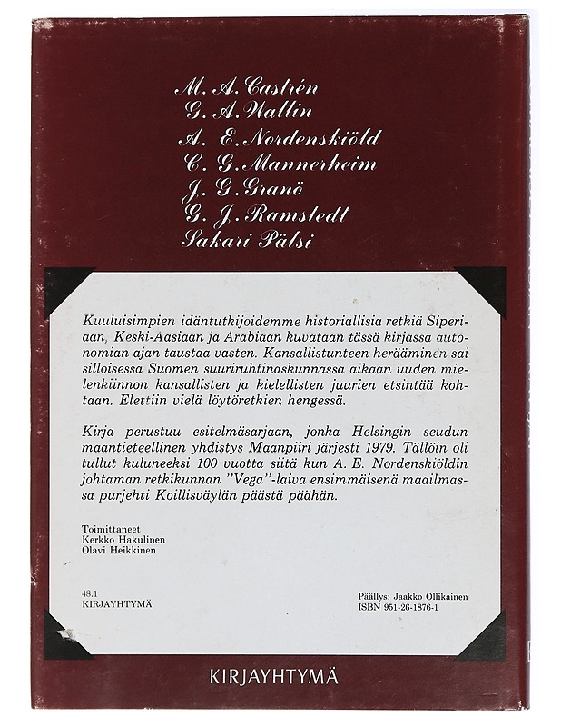 Suomalaiset Aasian-kävijät - Tietokirjat - 10105438543 - 1