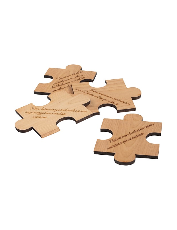 VEICO Ystävyys ajatelma-aluset 4 kpl - Muut astiat - 10105438564 - 2