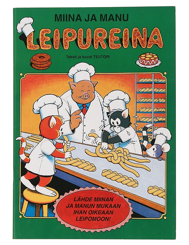 Miina ja Manu leipureina - Teutori - Lastenkirjat - 10105438568 - 0