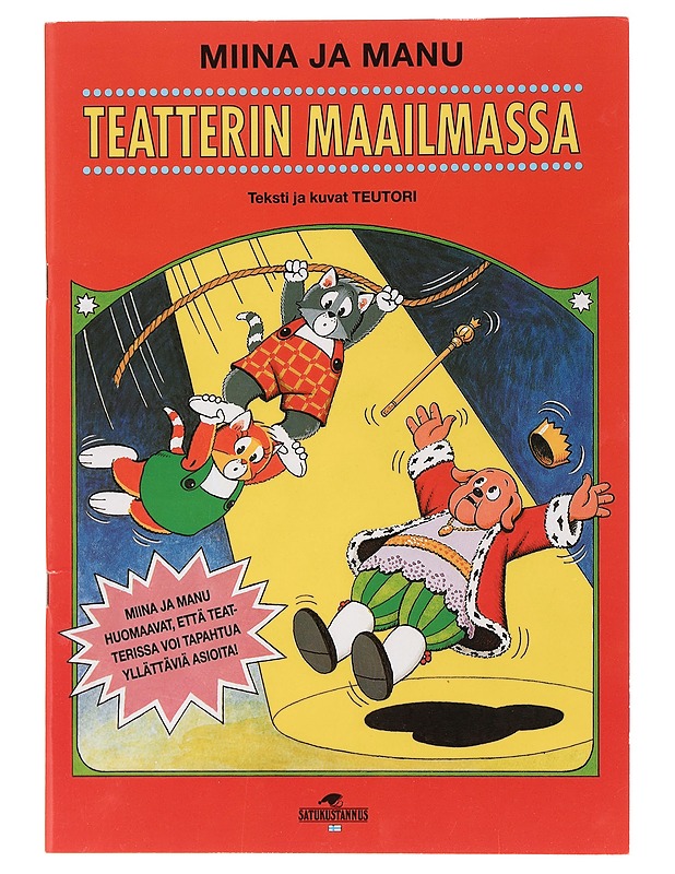 Miina ja Manu teatterin maailmassa - Teutori - Lastenkirjat - 10105438570 - 0