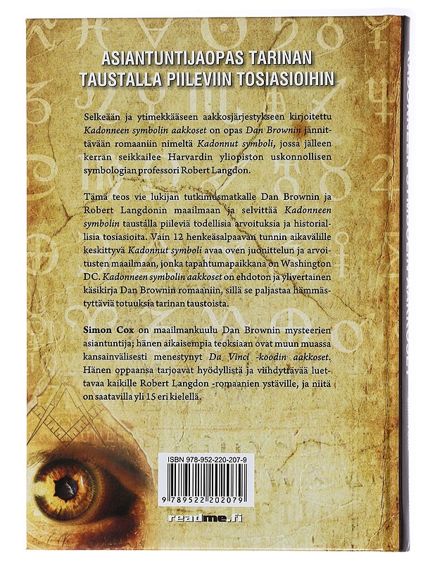 Kadonneen symbolin aakkoset - Cox, Simon - Tietokirjat ja oppaat - 10105438573 - 1