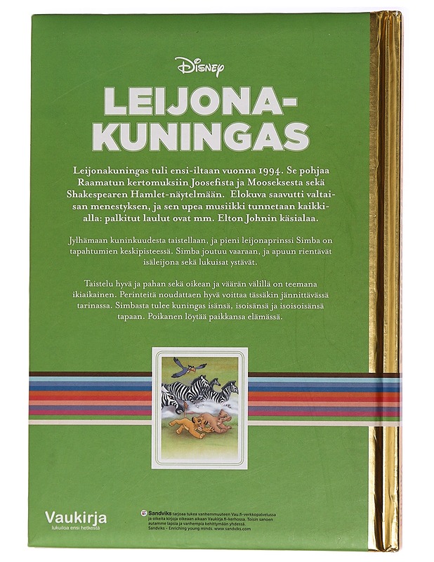 Leijonakuningas - Palanterä, Jaana - Lastenkirjat - 10105438582 - 1