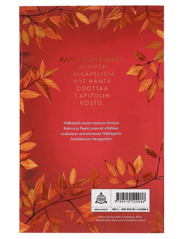 Vihan liekit - Collins, Suzanne - Fantasia- ja scifi - 10105438590 - 1