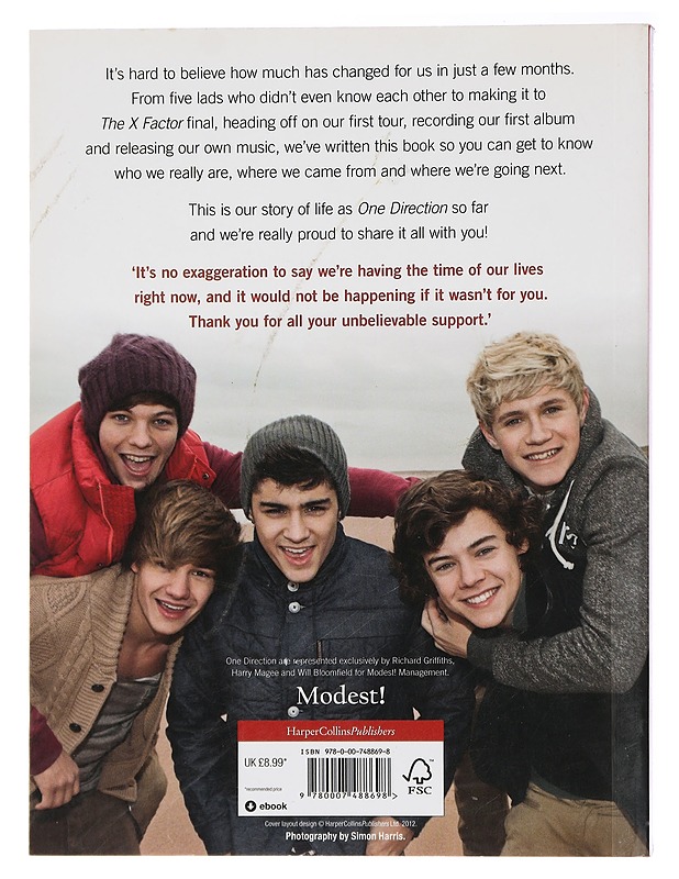 Dare to dream, life as one direction - Elämäkerrat ja muistelmat - 10105438634 - 1