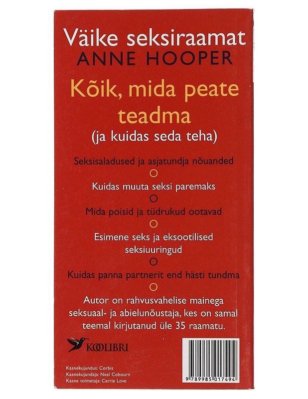 Väike seksiraamat - Hooper, Anna (K-18) - Tietokirjat ja oppaat - 10105438651 - 1