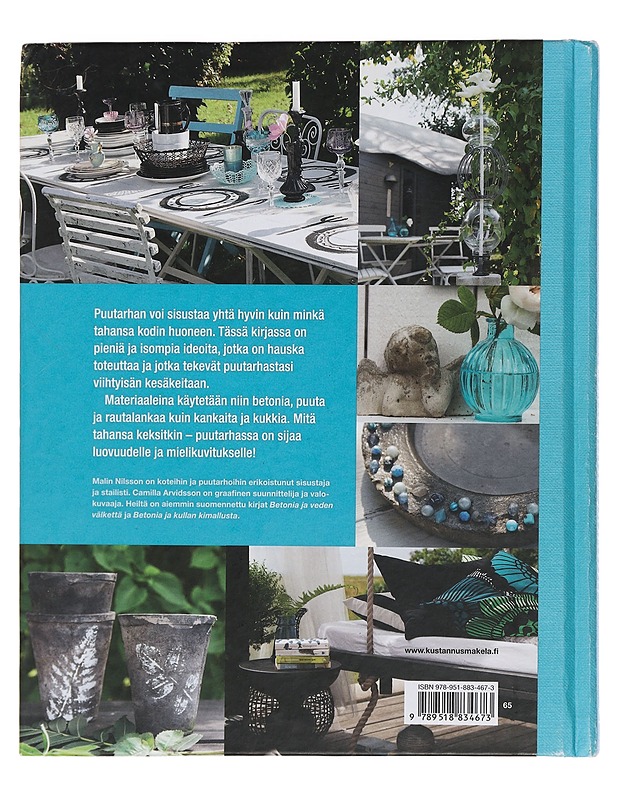 Puuhaillaan pihalla : kaunista puutarhaan betonista ja muista materiaaleista - Nilsson, Malin - Käsityökirjat - 10105438676 - 1