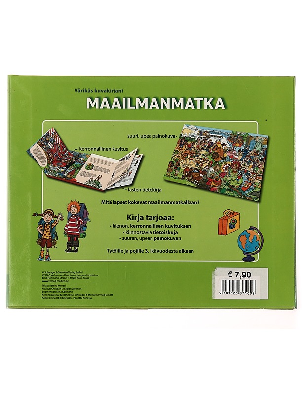 Maailmanmatka - Bettina Menzel - Lastenkirjat - 10105438688 - 1