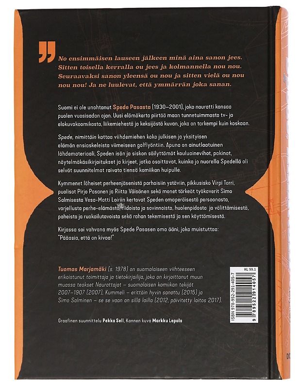 Spede, nimittäin - Tuomas Marjamäki - Elämäkerrat ja muistelmat - 10105438689 - 1
