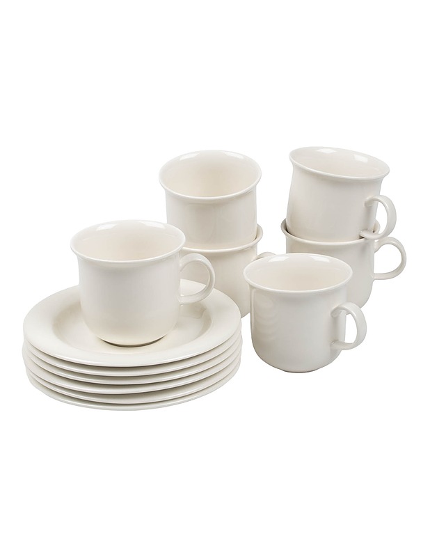 ARABIA Arctica kahvikuppi ja tassi, 6 paria - Designsuosikit - 10105438698 - 0