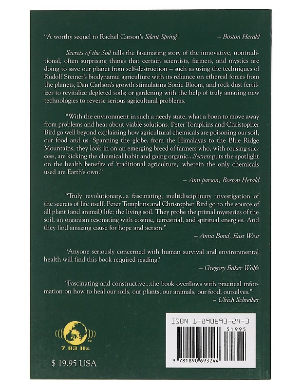Secrets of the soil : new solutions for restoring our planet - Tompkins, Peter - Tietokirjat ja oppaat - 10105438770 - 1