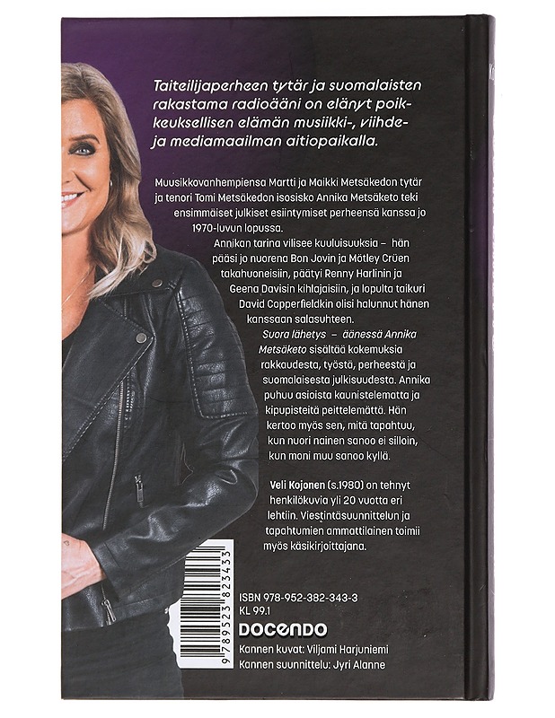 Suora lähetys : äänessä Annika Metsäketo - Veli Kojonen - Elämäkerrat ja muistelmat - 10105438786 - 1