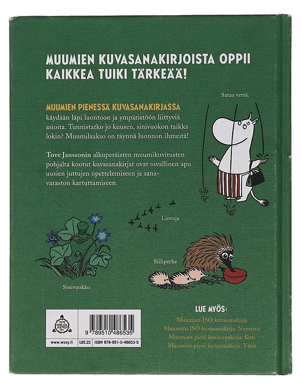 Muumien pieni kuvasanakirja : luonto - Jansson, Tove - Lastenkirjat - 10105438804 - 1