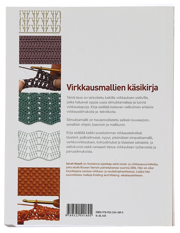 Virkkausmallien käsikirja : 200 virkkausmallin vaiheittaiset ohjeet, mallikuvat ja kaaviot - Hazell, Sarah - Tietokirjat ja oppaat - 10105438838 - 1