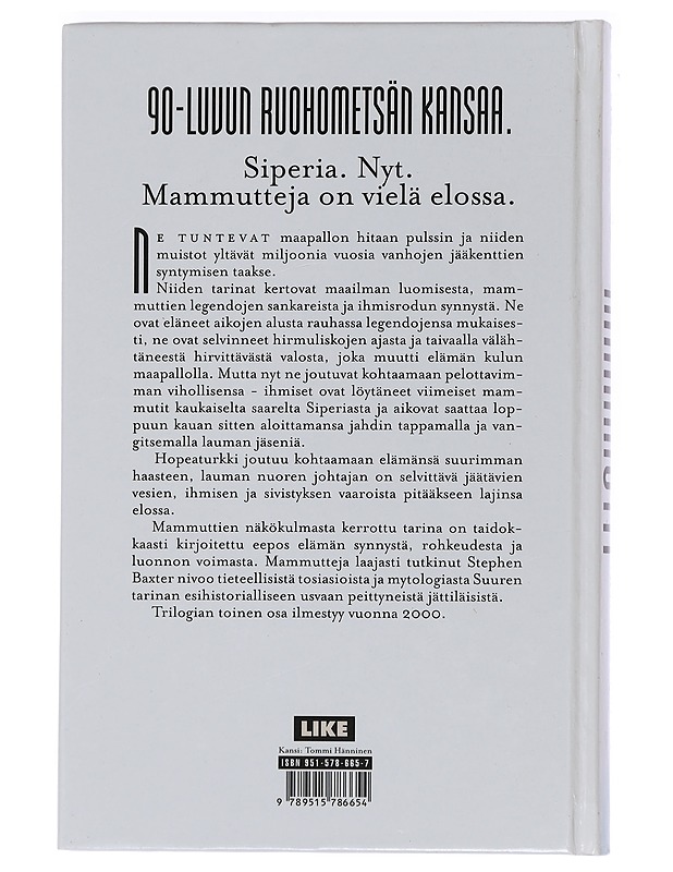 Mammutit. Kirja 1, Hopeaturkki - Baxter, Stephen - Fantasia- ja scifi - 10105438840 - 1