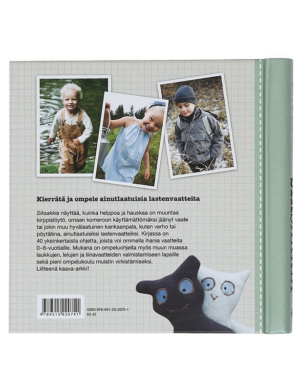 Siksakkia : ompele lapselle käytetystä uutta - Langhelle, May B. - Tietokirjat ja oppaat - 10105438849 - 1