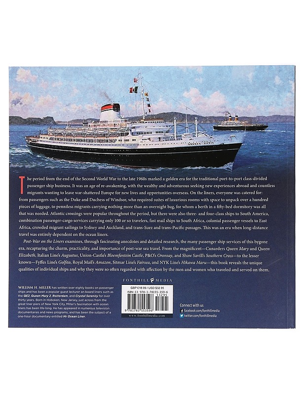 Post-War on the Liners - William H. Miller - Tietokirjat ja oppaat - 10105438858 - 1
