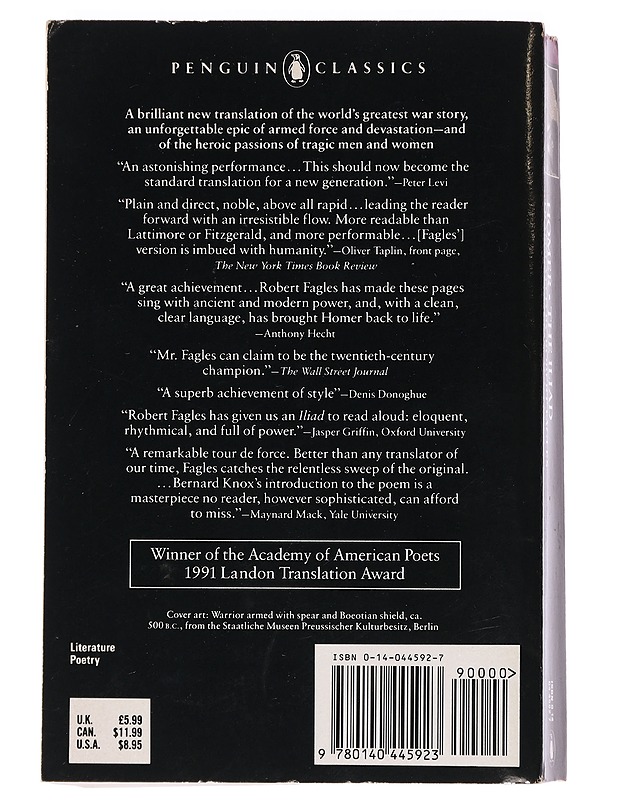 The Iliad - Homeros - Romaanit ja novellit - 10105438867 - 1